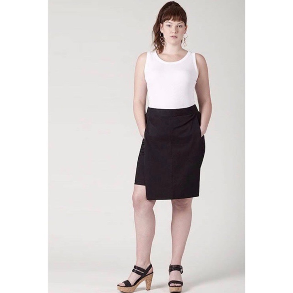 UNIVERSAL STANDARD black skirt, sz S